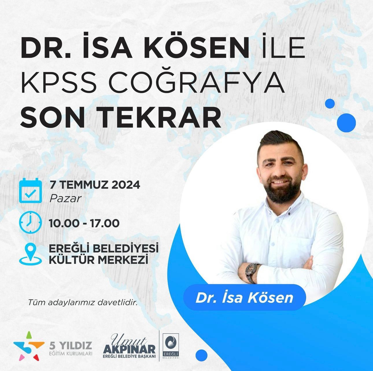 Dr. İsa KÖSEN ile KPSS Coğrafya Son Tekrar