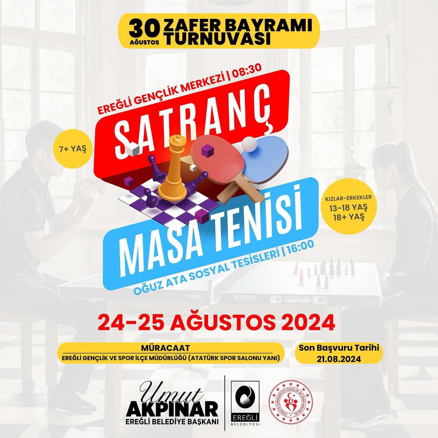 Satranç & Masa Tenisi Turnuvası