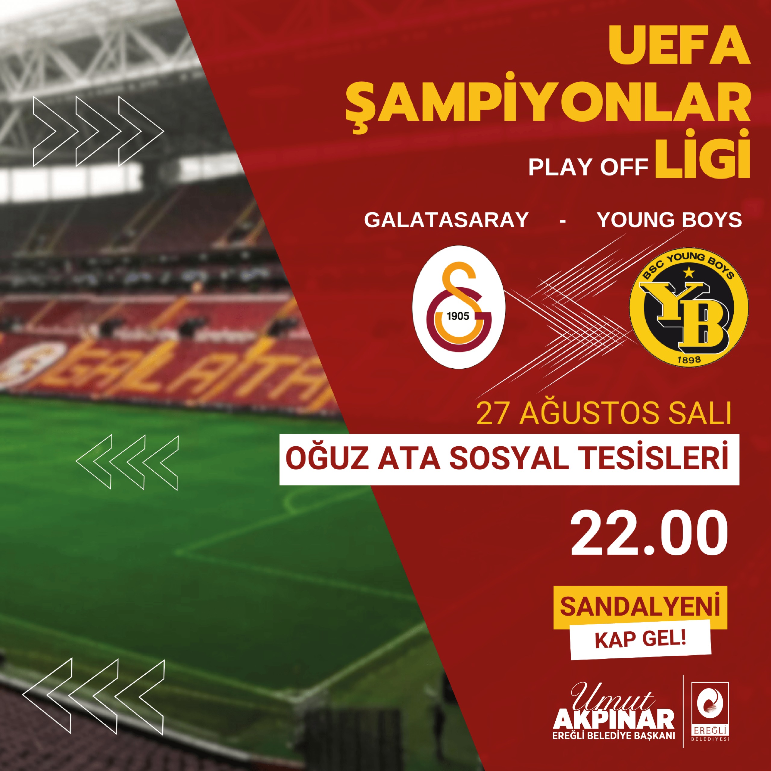 Temsilcimiz Galatasaray'ın Şampiyonlar Ligi