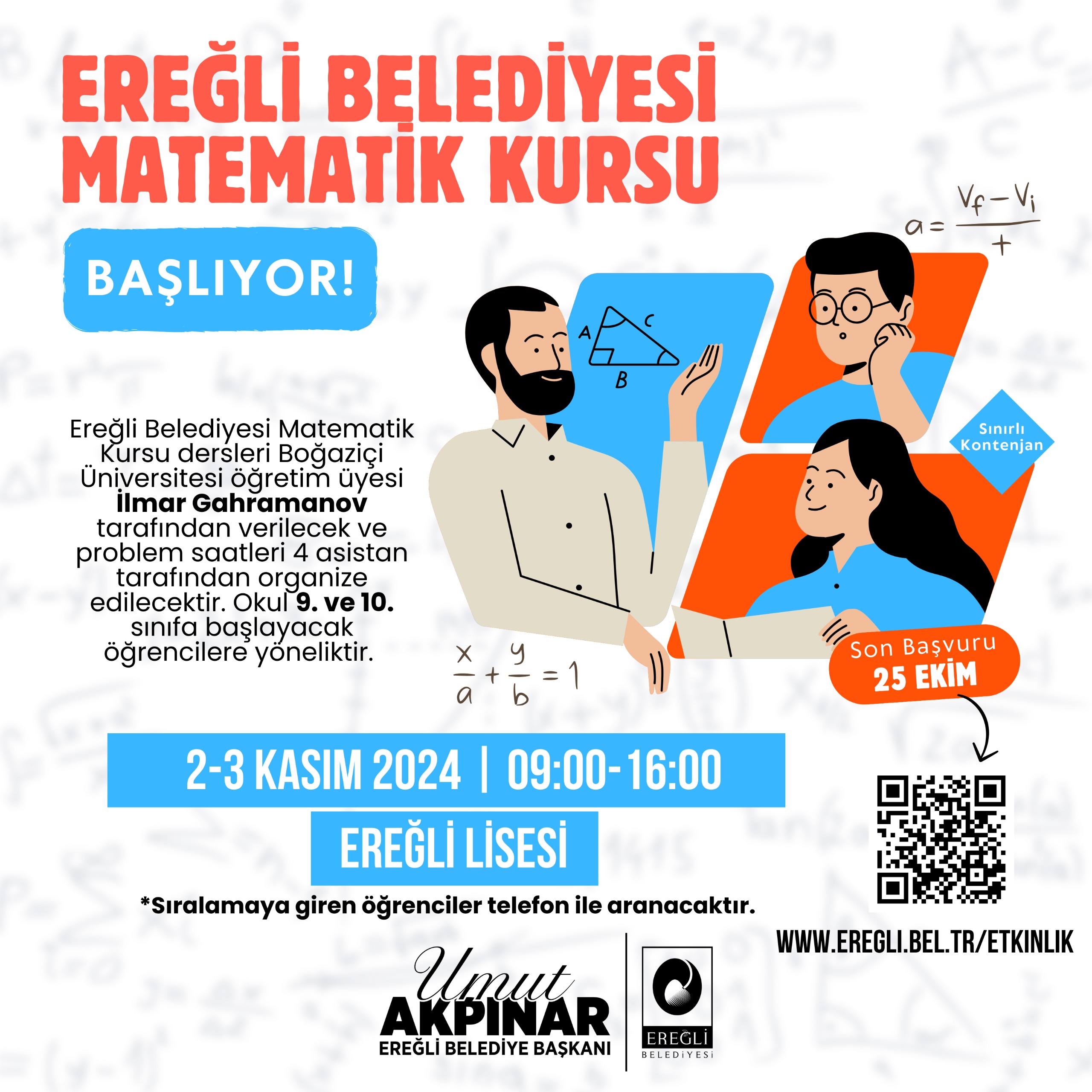 Ereğli Belediyesi Matematik Kursu