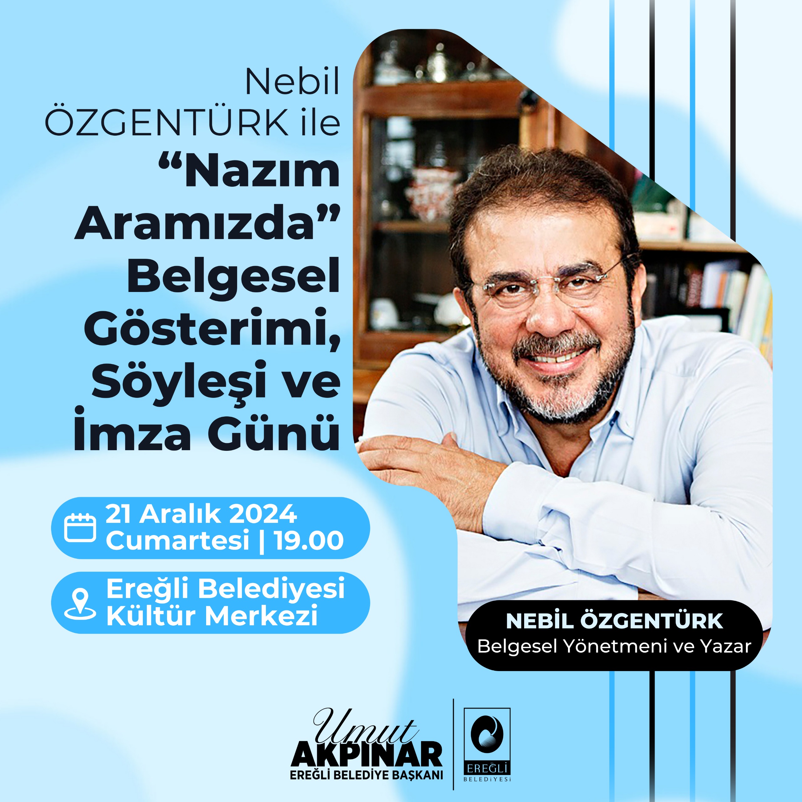Nazım Aramızda Belgesel Gösterimi, Söyleşi ve İmza Günü