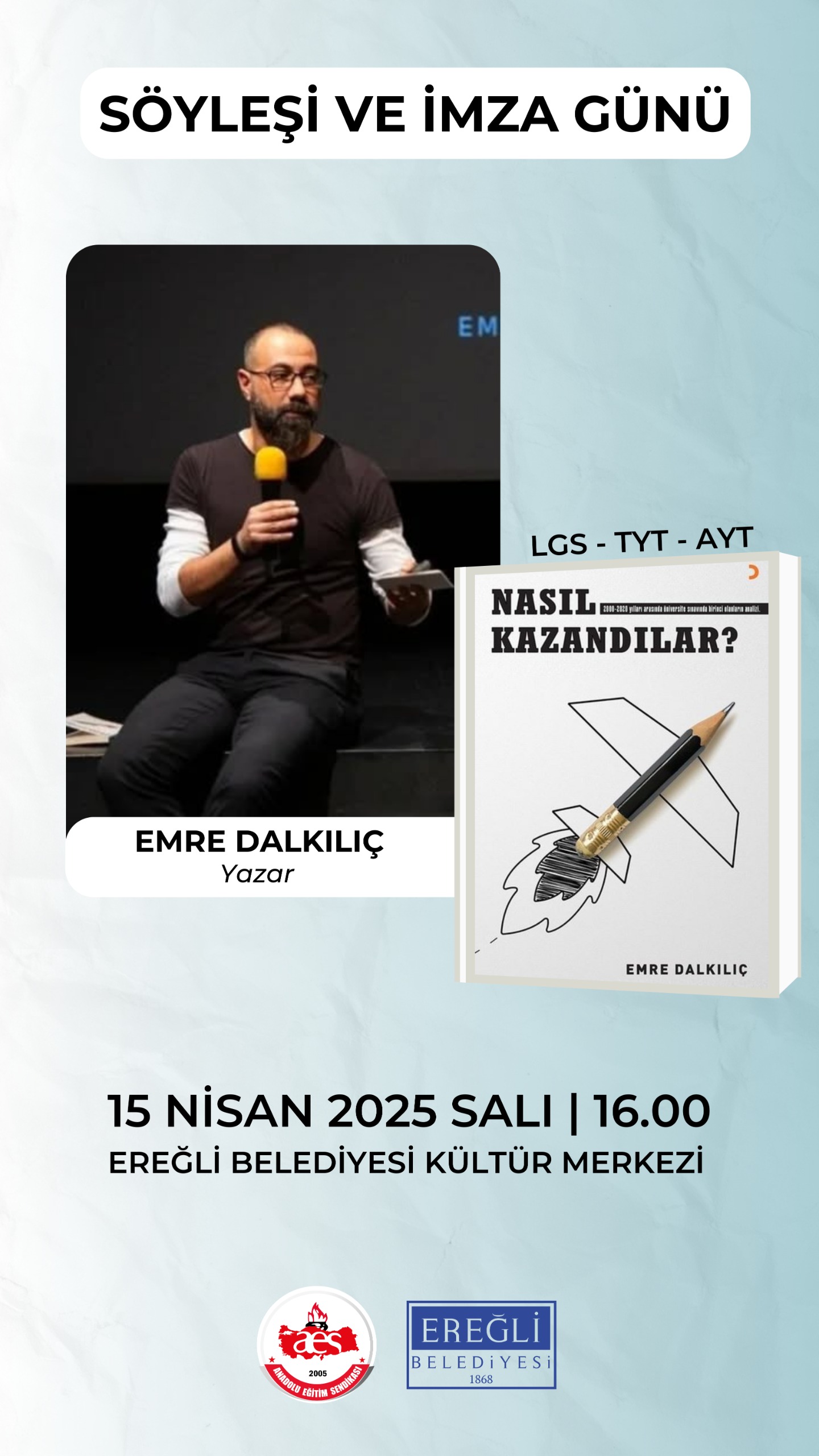 EMRE DALKILIÇ SÖYLEŞİ VE İMZA GÜNÜ