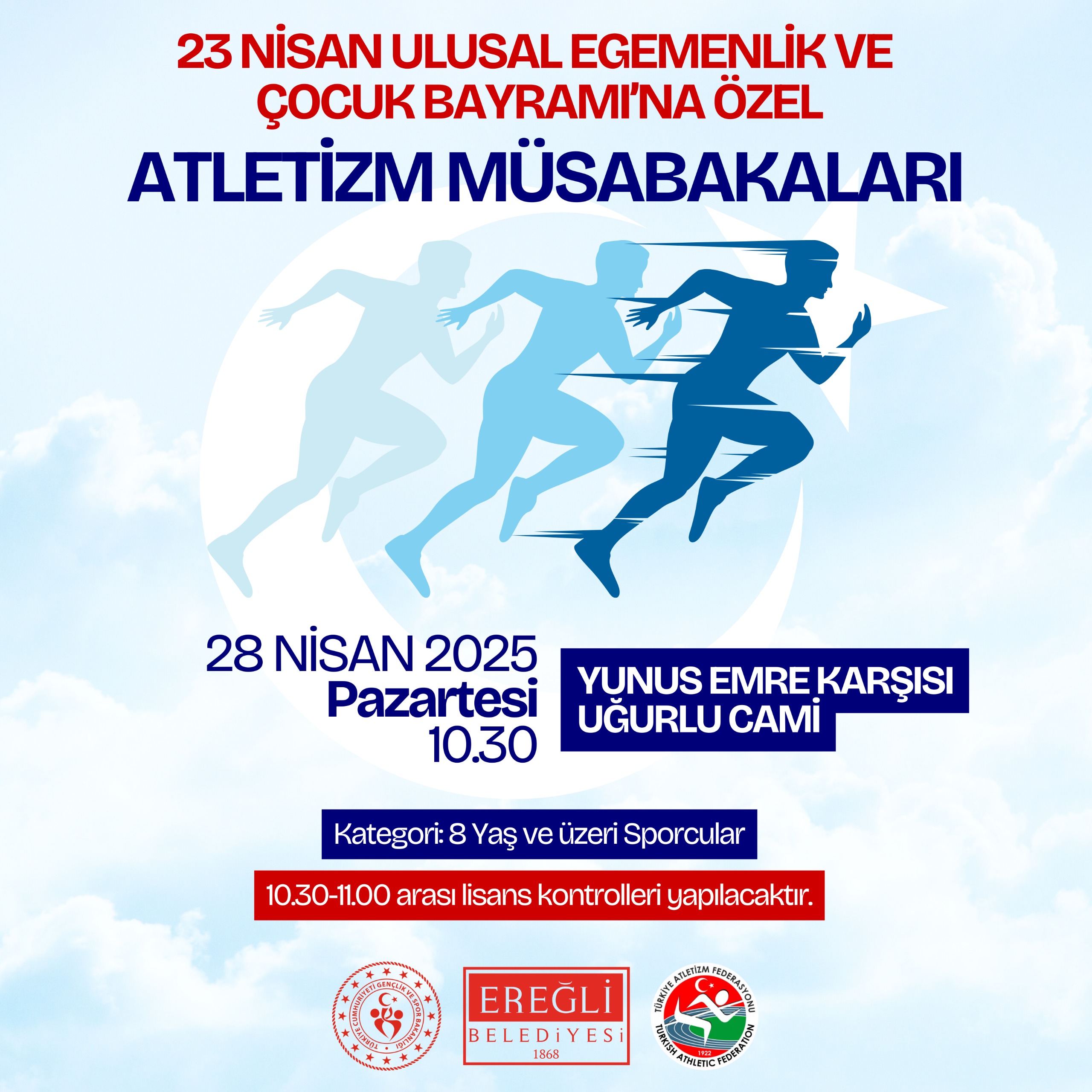 Çocuk Bayramına Özel Atletizm Müsabakaları