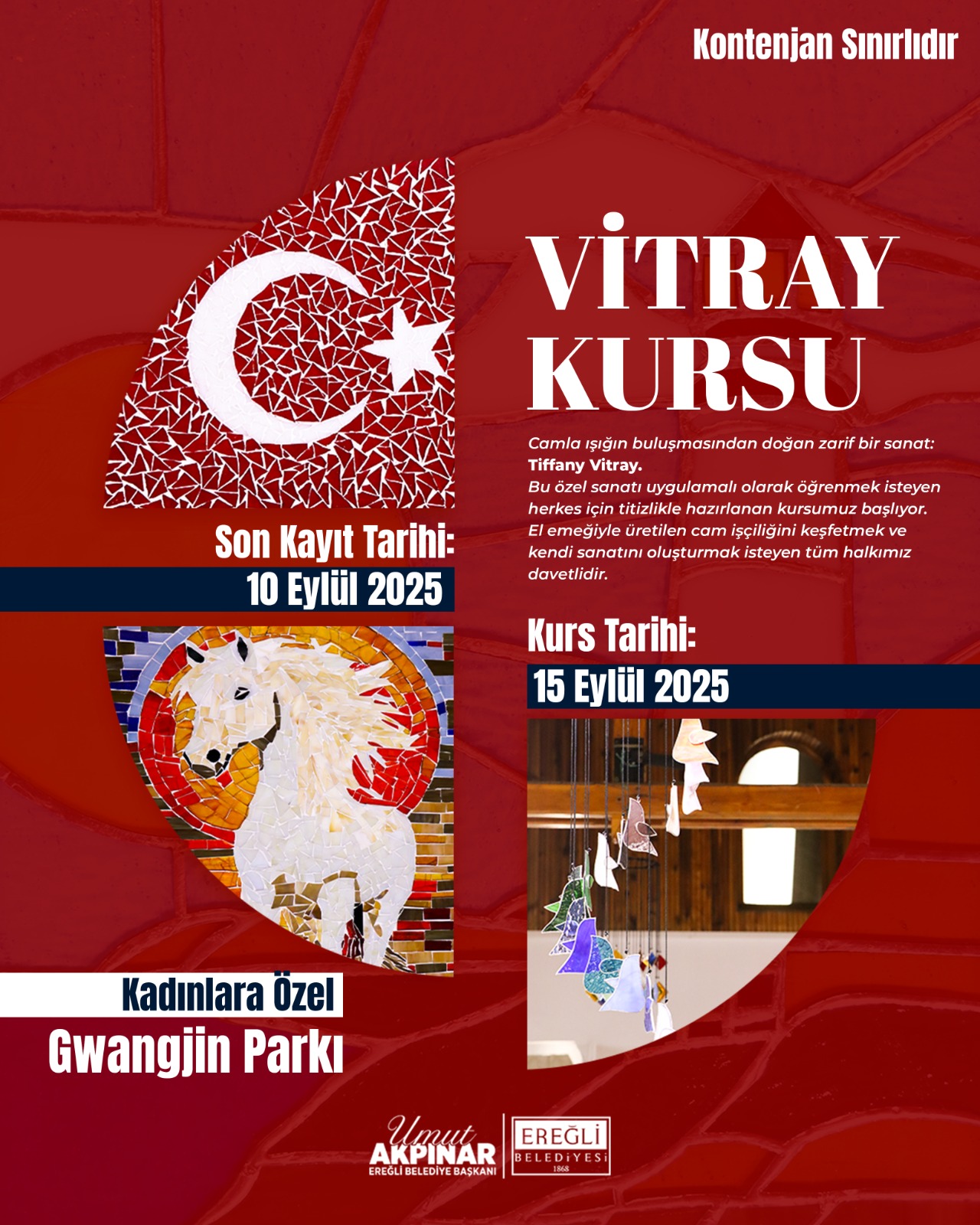 Vitray Kursumuz Başlıyor...