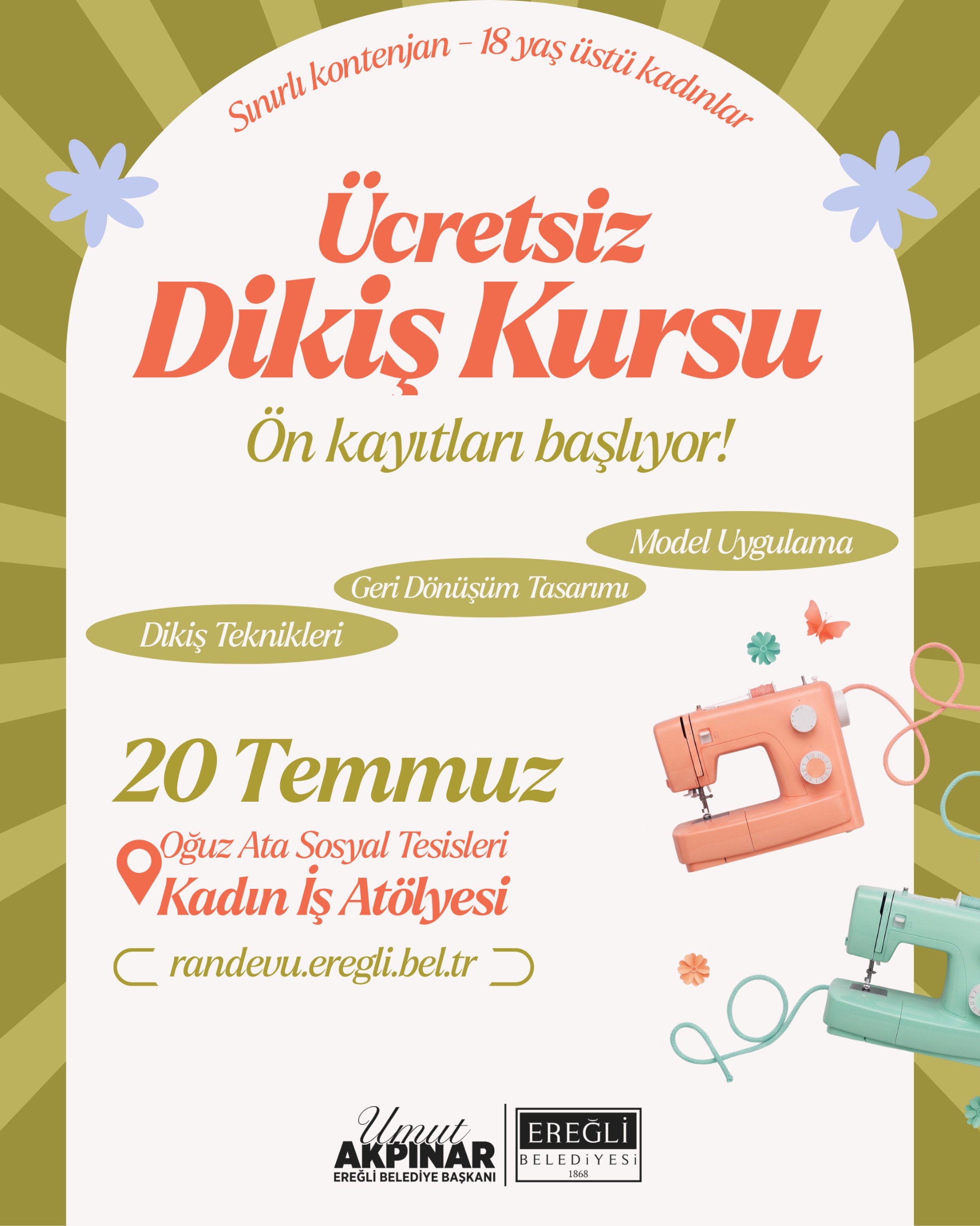 Ücretsiz Dikiş Kursu