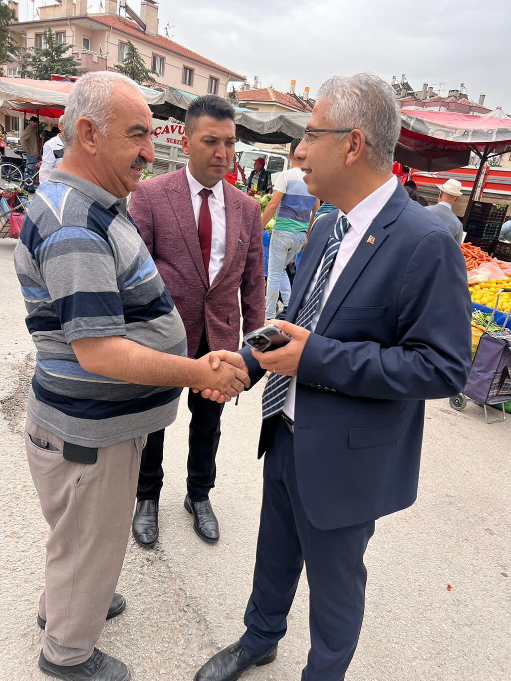 Başkan Akpınar, Pazar Esnafını Ziyaret Etti