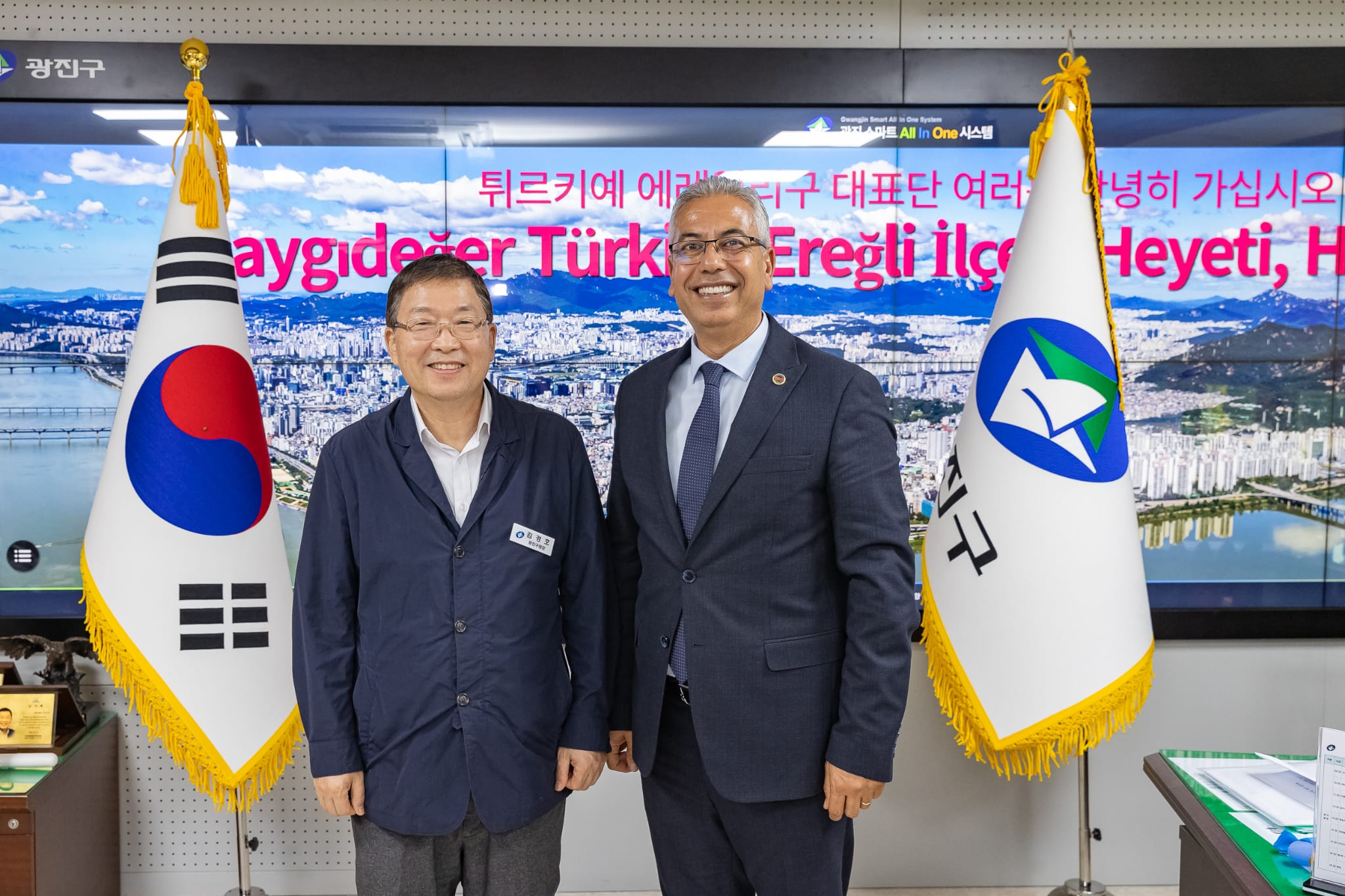 Başkan Akpınar, Kardeş Şehir Gwangjin-gu’ya Giderek Ziyaretler Gerçekleştirdi