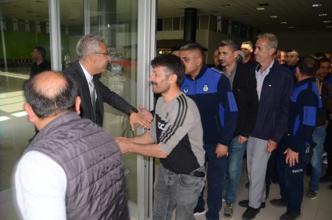 Başkan Akpınar Personelle Bayramlaştı...
