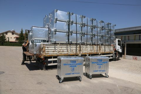 TBB’den Ereğli Belediyesi’ne Konteyner Desteği