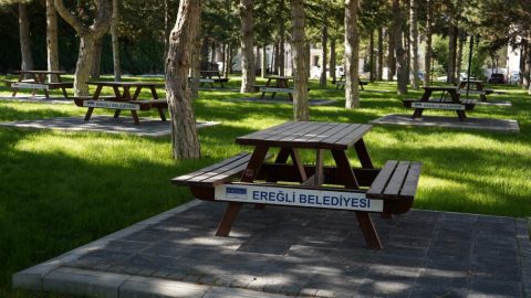 Ereğli Belediyesi Park ve Bahçeler Müdürlüğü Ekipleri Saha Çalışmalarına Aralıksız Devam Ediyor