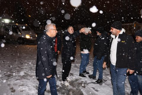 Ereğli Belediyesi’nden Yoğun Karla Mücadele