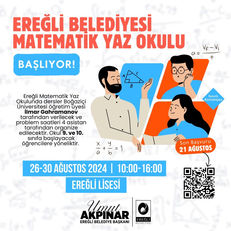Ereğli Belediyesi Matematik Yaz Okulu