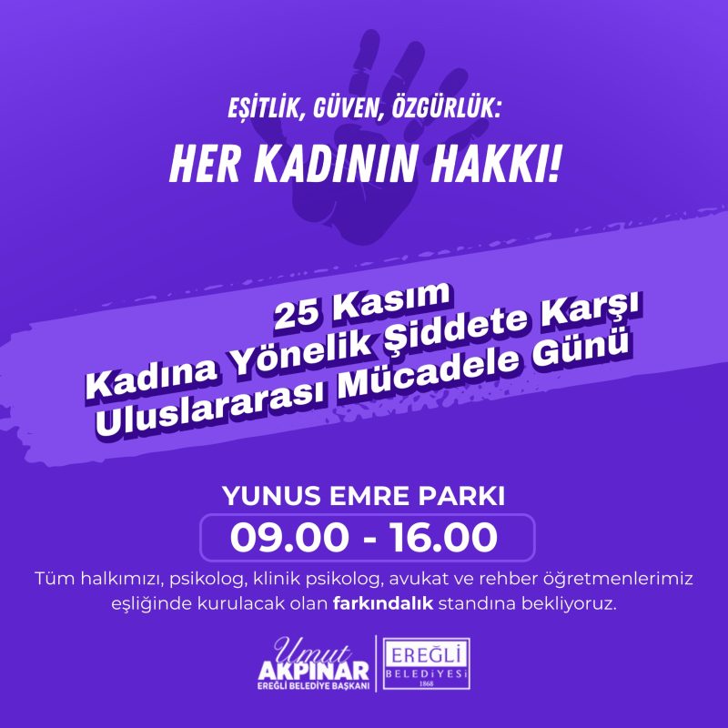 Kadına Yönelik Şiddete Karşı Uluslararası Mücadele Günü