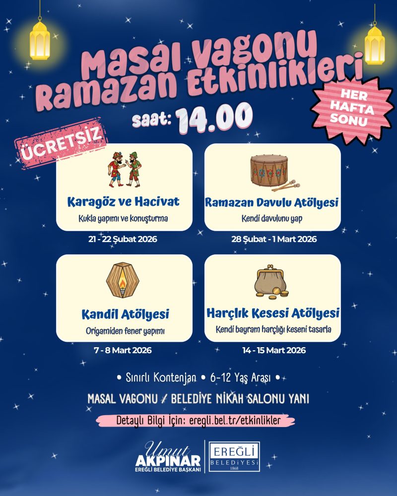 Masal Vagonu Ramazan Etkinlikleri