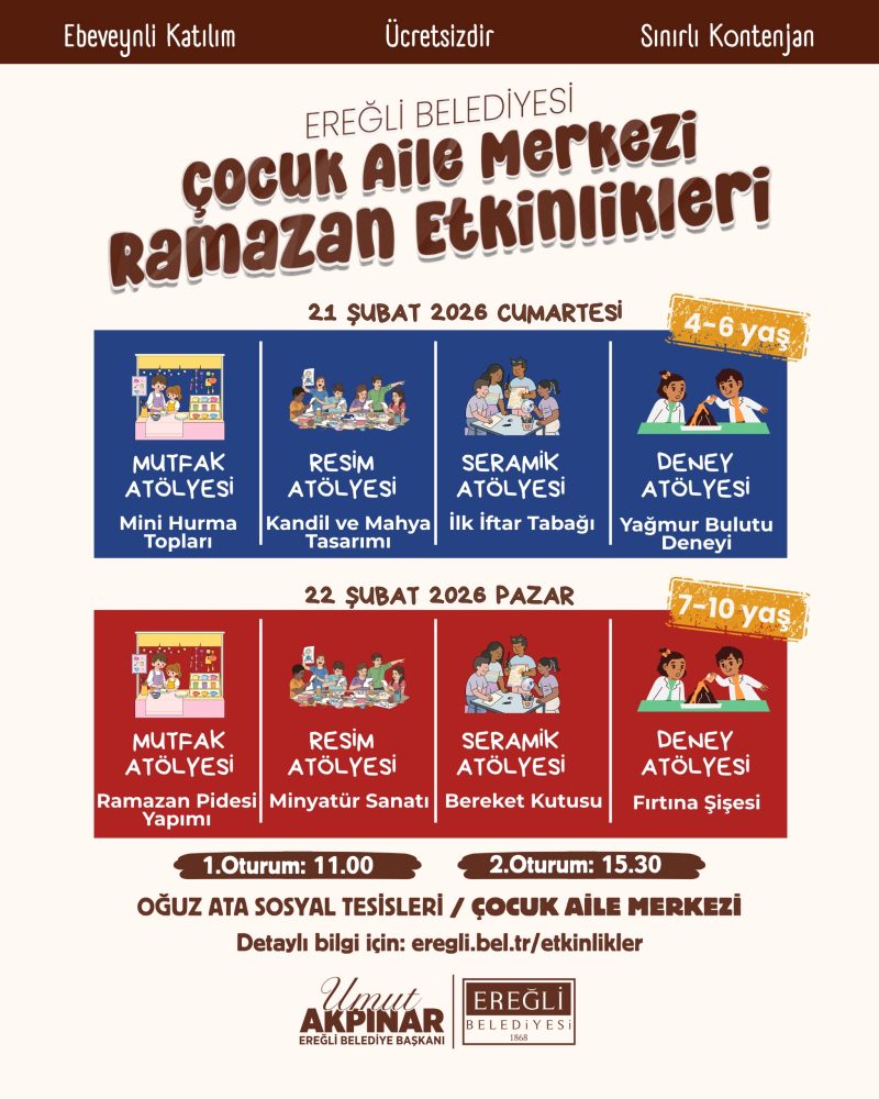 Çocuk Aile Merkezi Ramazan Etkinlikleri