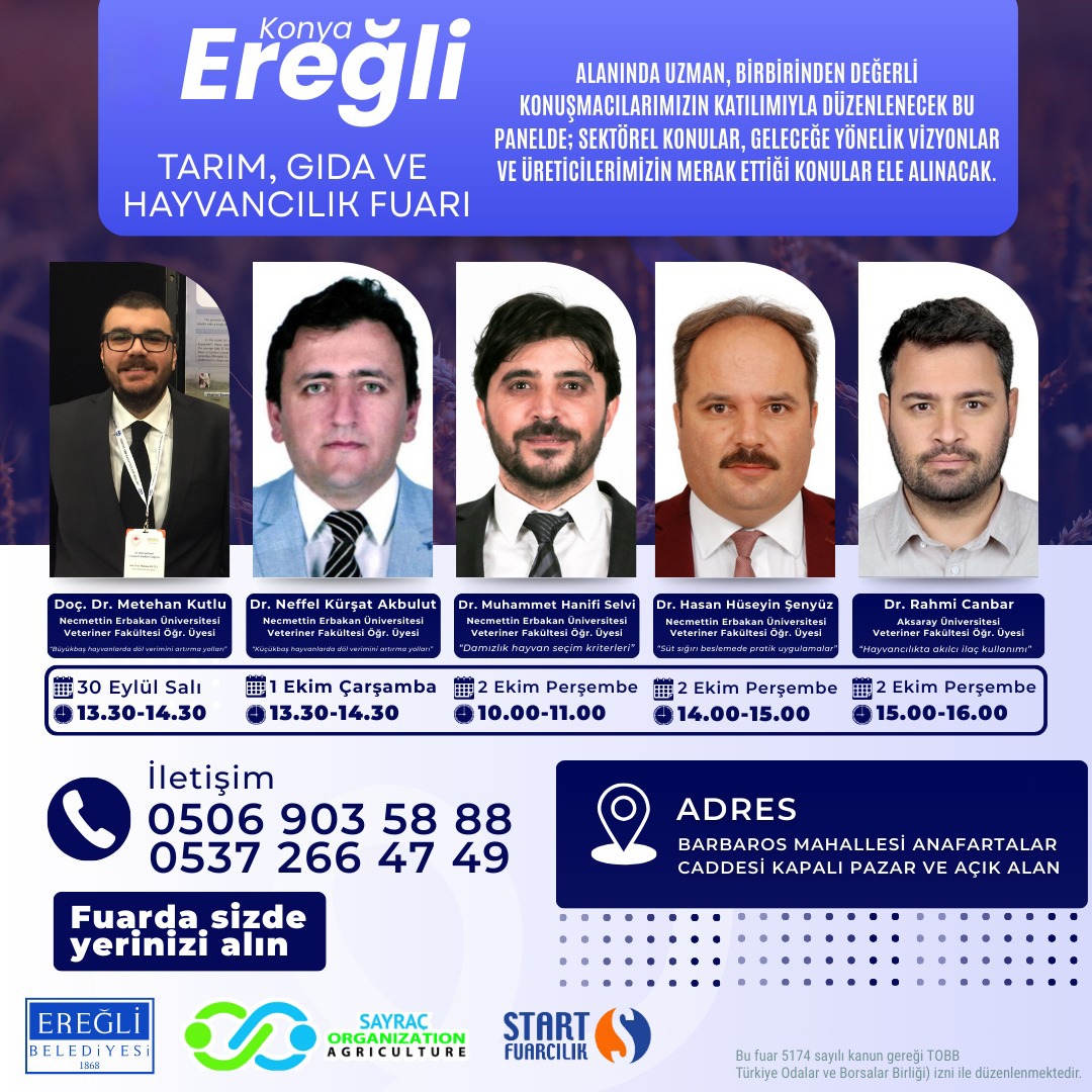 Konya Ereğli Tarım, Gıda ve Hayvancılık Fuarı
