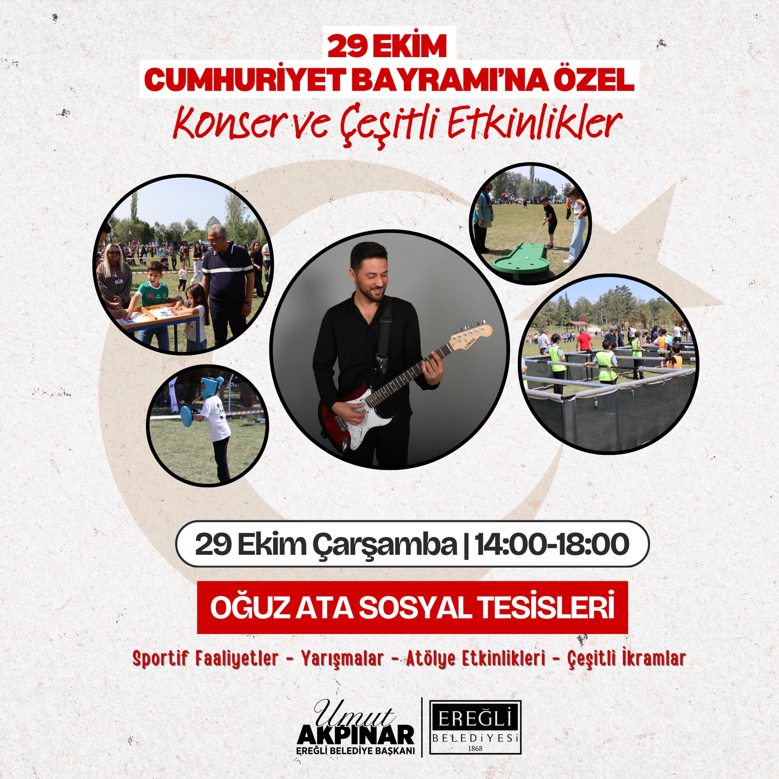 29 Ekim Cumhuriyet Bayramı'na Özel Konser ve Çeşitli Etkinlikler