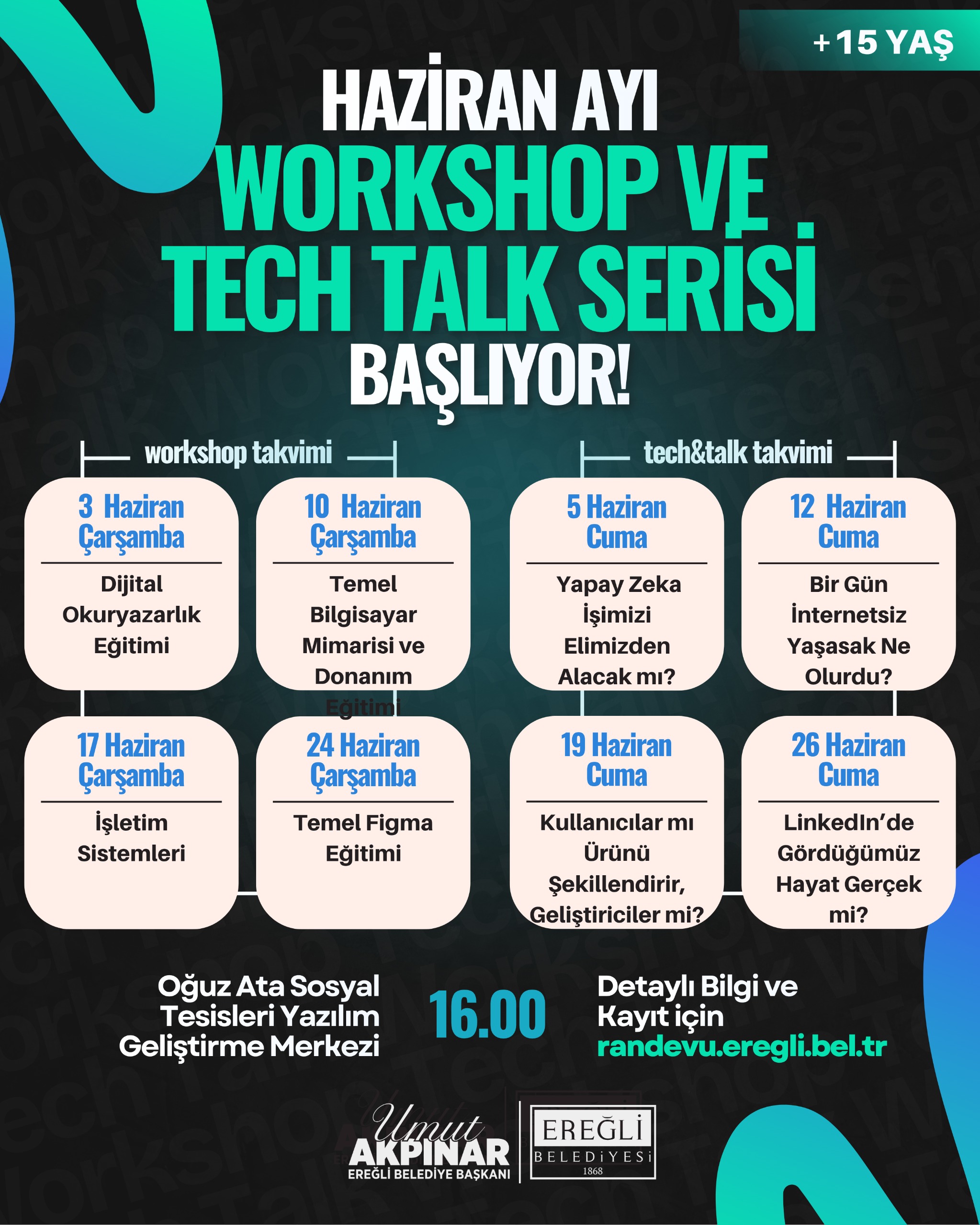 Workshop ve Tech Talk Serisi Başlıyor.📢