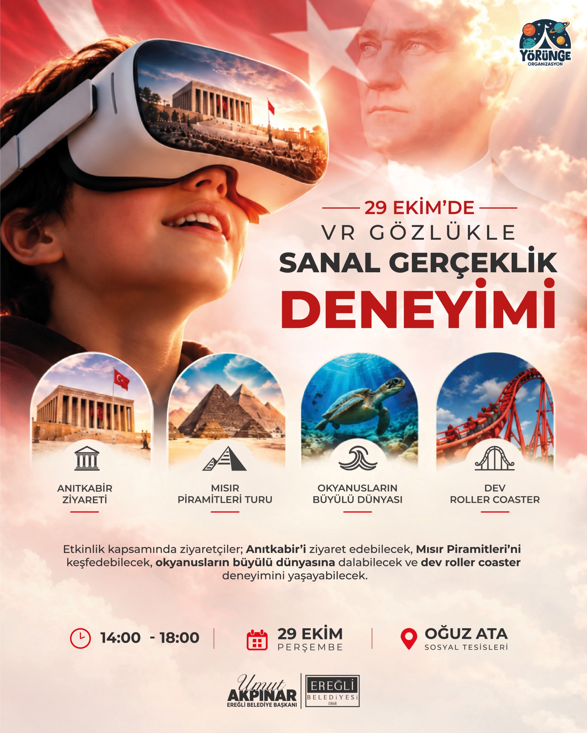 29 Ekim’de Sanal Gerçeklik Yolculuğu!