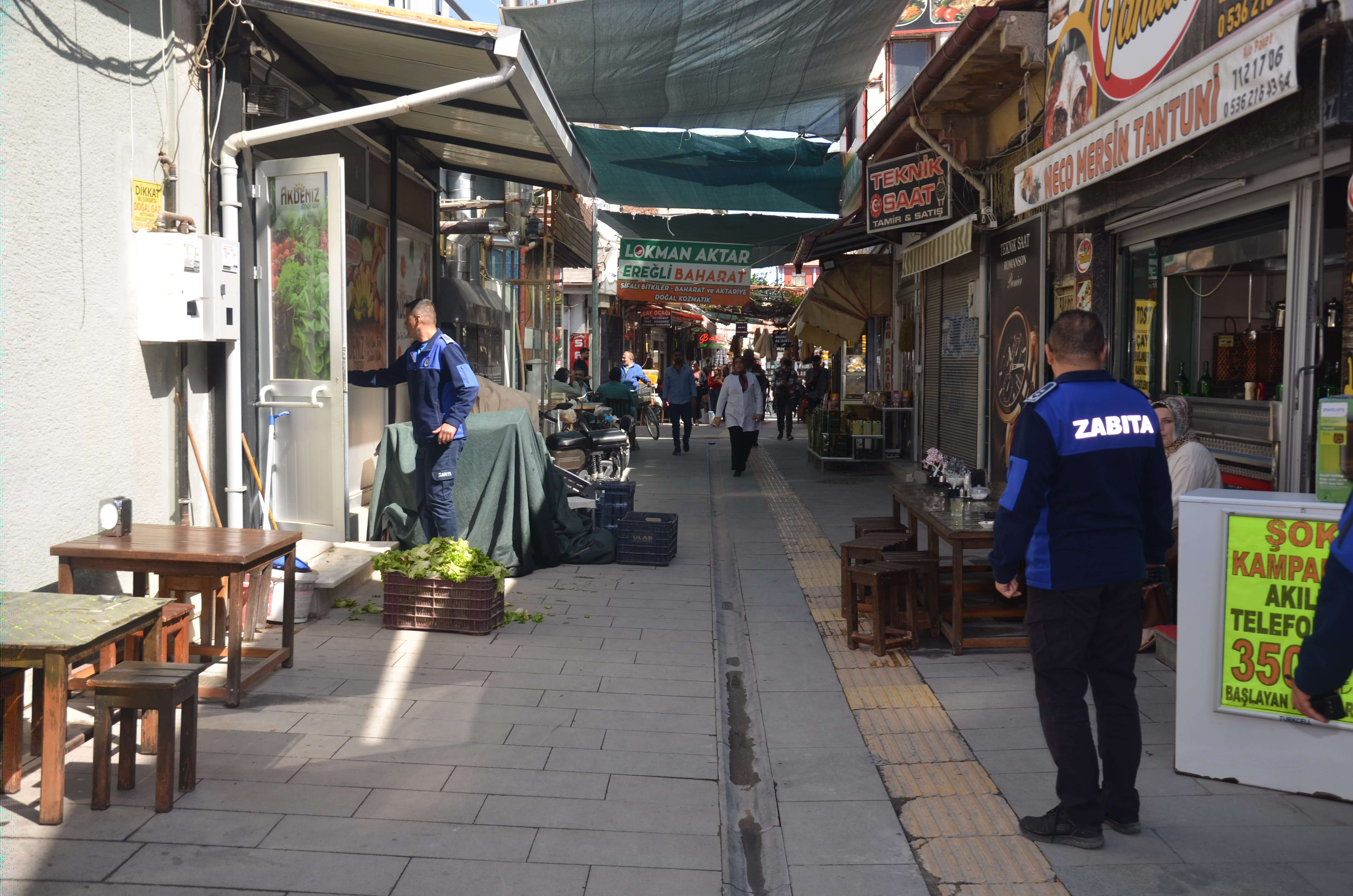 Ereğli Belediyesi Zabıta Ekipleri Düzenli Bir Şehir İş Başında